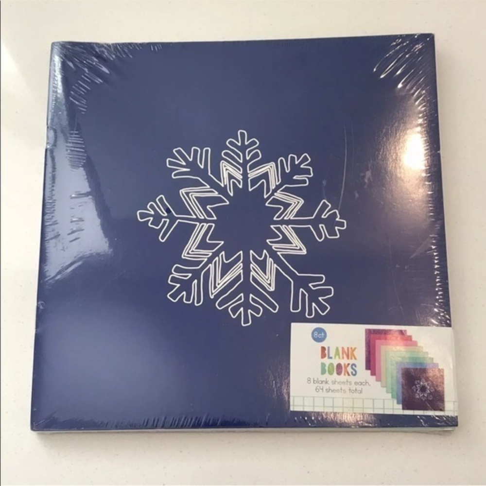 Blank Book Large Snowflakes